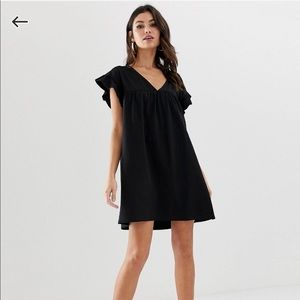 ASOS Black Reversible Shift Dress